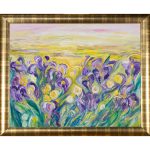 Irises at Sunset